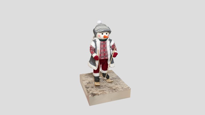 Snowman 3D Model