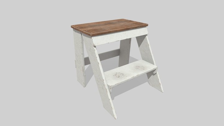 Step Stool 3D Model