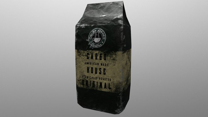 Cargo House Coffee Bag 3D Model