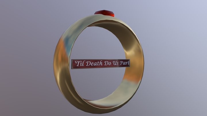 Wedding Ring 3D Model