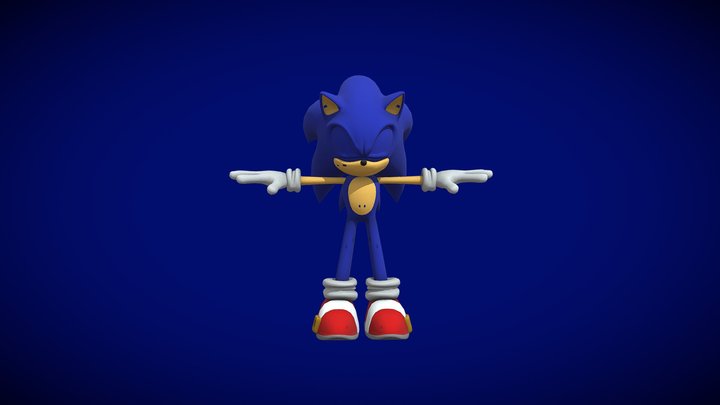 Sonic the hedgehog (Sonic Unleashed) 3D Model