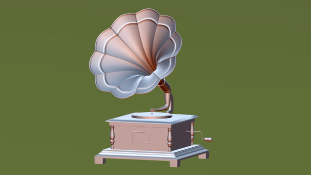Gramophonezip 3D Model