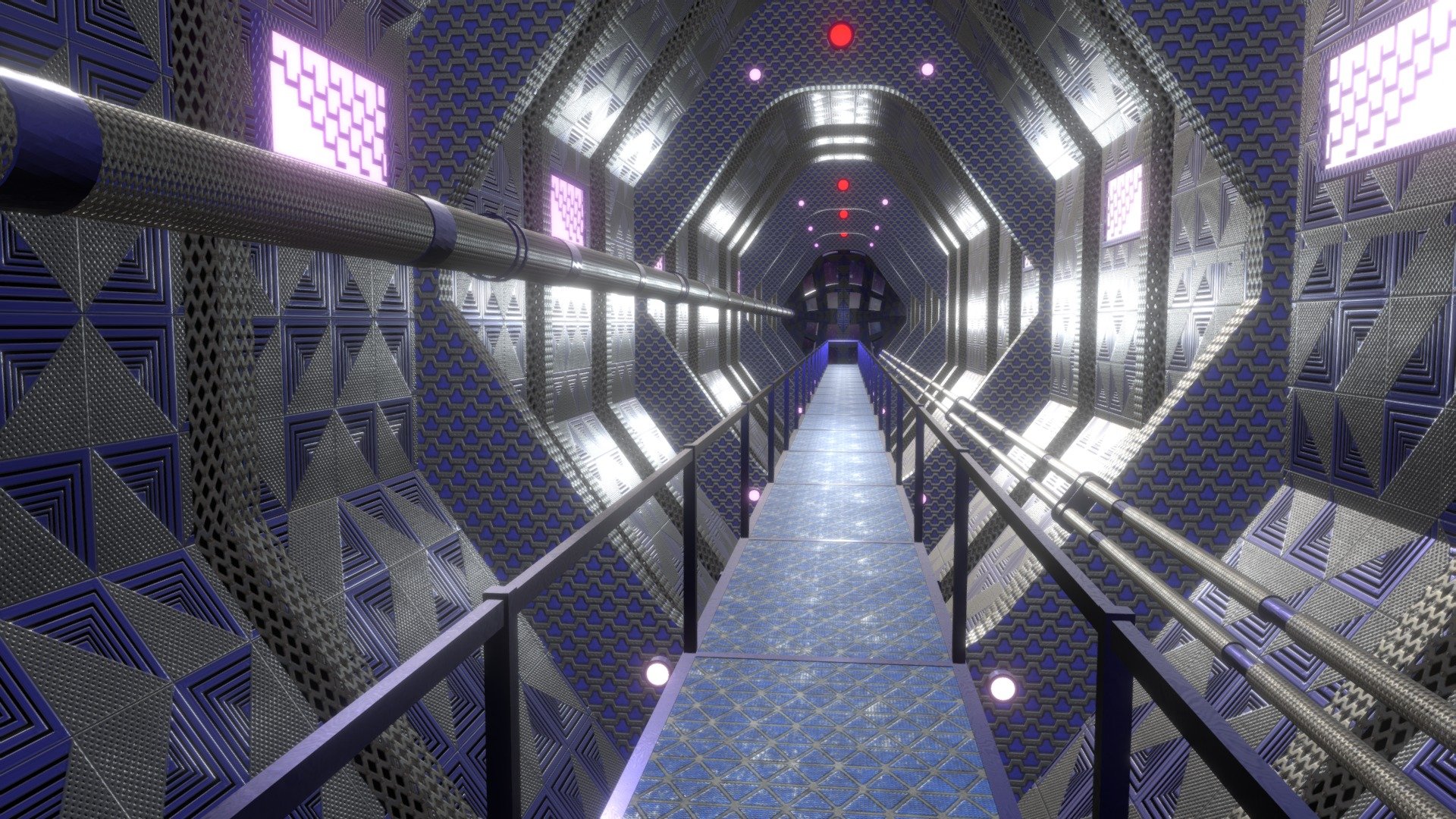 Sci-Fi Spaceship Corridor