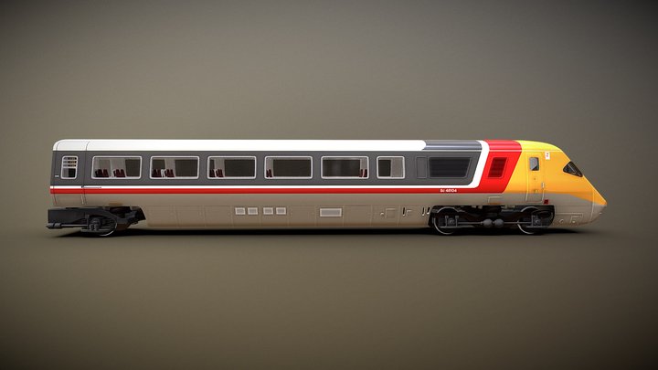 Train - British Rail Class 370 APT DVT 3D Model