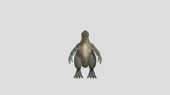 Running Stan Winston's Godzilla 3D Model