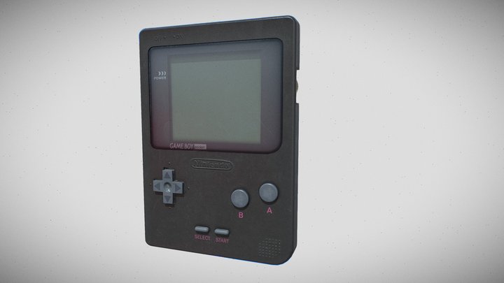 Nintendo GameBoy Pocket 3D Model
