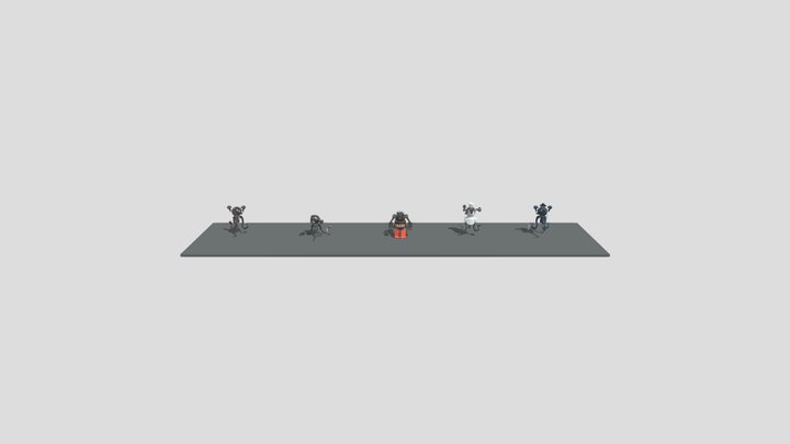 [HW XYZ School] Secondary Form( mr handy) 3D Model