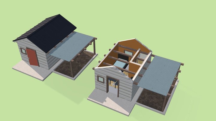 Mini Home Concept 3D Model