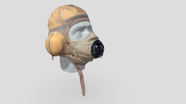 RAF Flying Helmet 3D Model