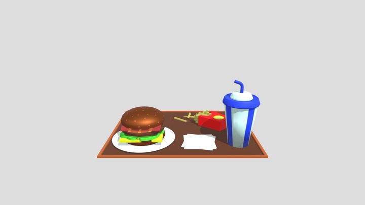 voedsel props blender 3D Model