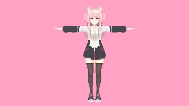 [VRchat] Azusa 3D Model