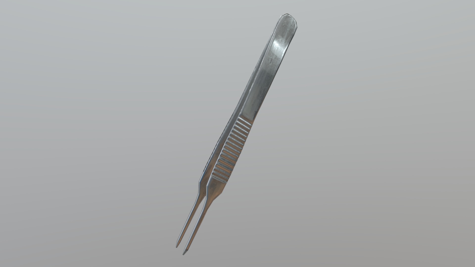 3D model Tweezer 2 - This is a 3D model of the Tweezer 2. The 3D model is about a close-up of a knife.