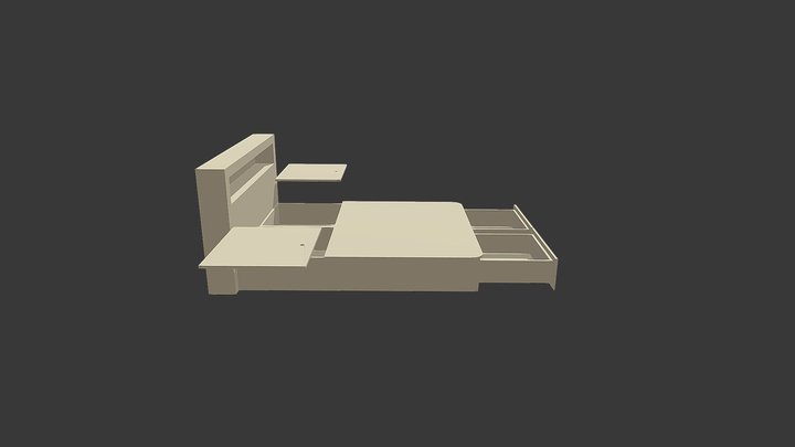 [添興家具] A+C空間利用大師標準床高 3D Model