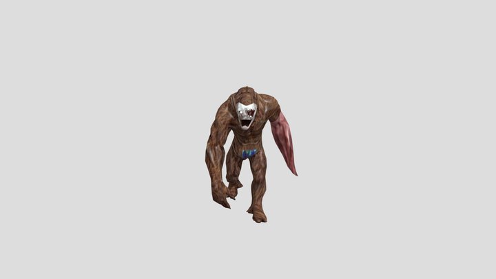 Slendytubbies Reboot ClawTubby 3D Model