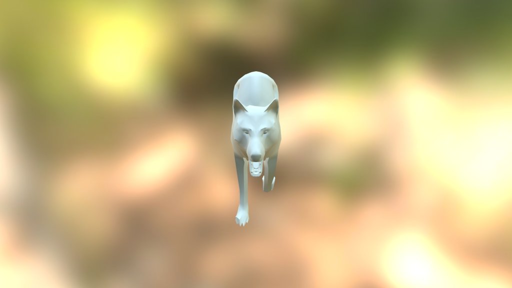 Wolf Turned Into Stone