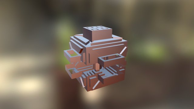 Cyber Cube Thing 3D Model