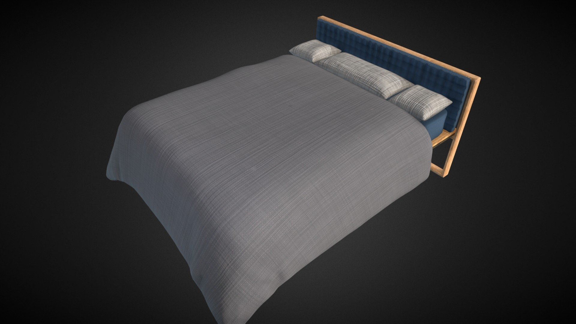 Bed Download Free 3D model by Jepson Chen (Jepson) [ceaf6fe] Sketchfab