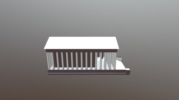 Temple Of Bachus 3D Model