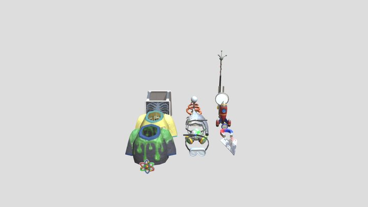 Gorilla_tag_science_experiment_cosmetics 3D Model