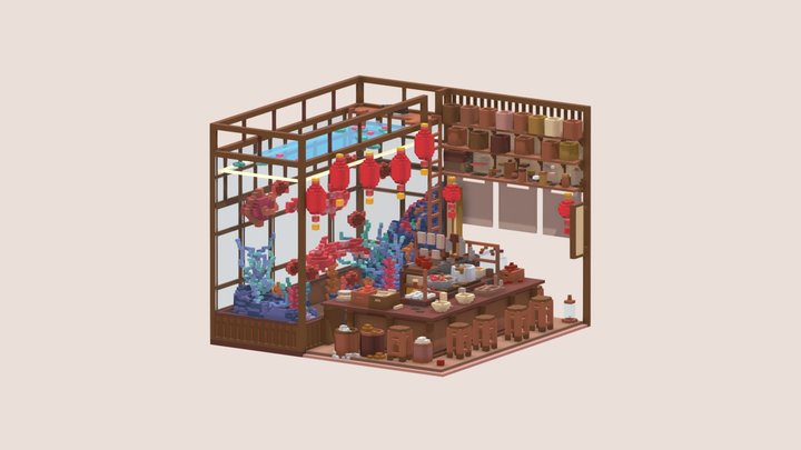 Ramen are ready! 3D Model
