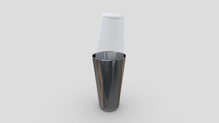 Cocktail Shaker 3 3D Model