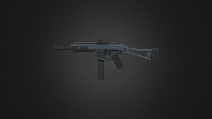 LWRC SMG-45 3D Model