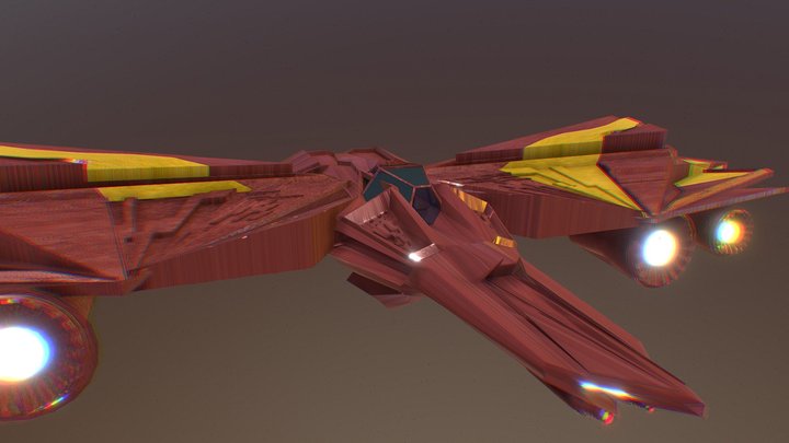 spaceship 3D Model