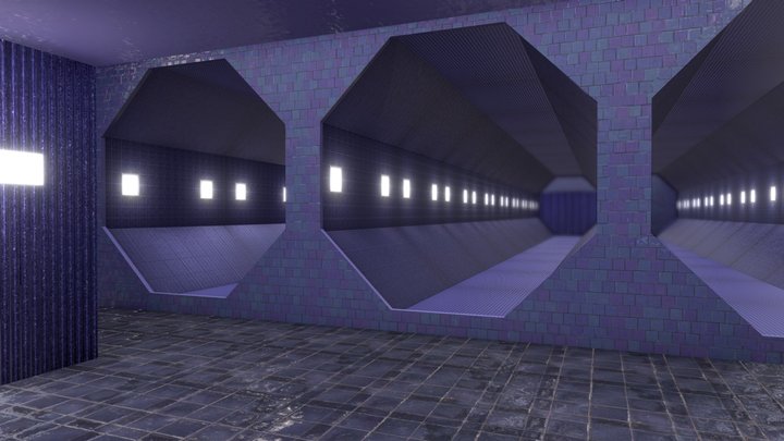 Blue Tunnels – Modelo 3D gratuito STL