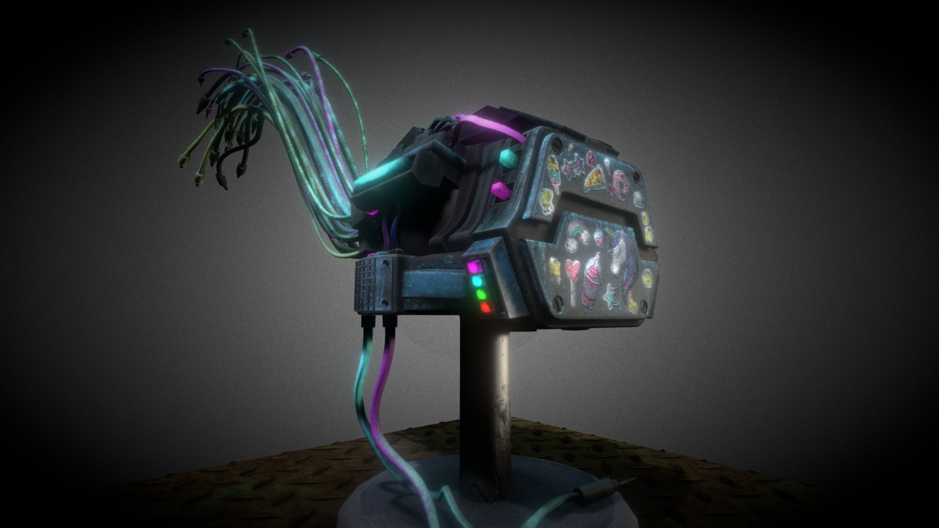 Sci-fi  helmet