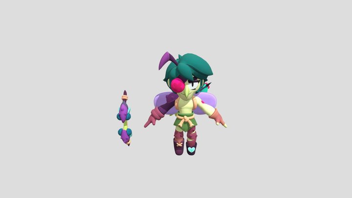 angelo brawl stars 3D Model