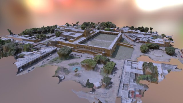Convento de Izamal, Yucatán, México 3D Model