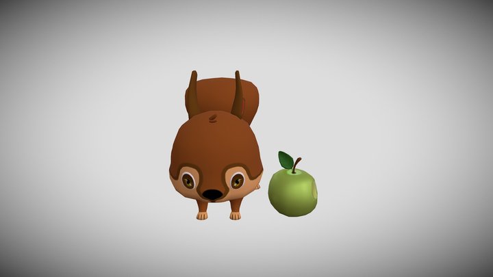 Cute Squirrel – Modello 3D gratuito STL