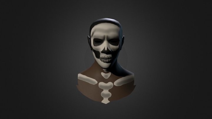 Baron Samedi Face 3D Model