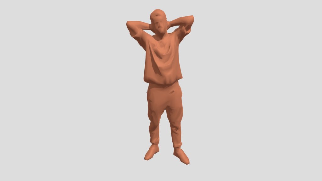 Lowpoly Male Standing