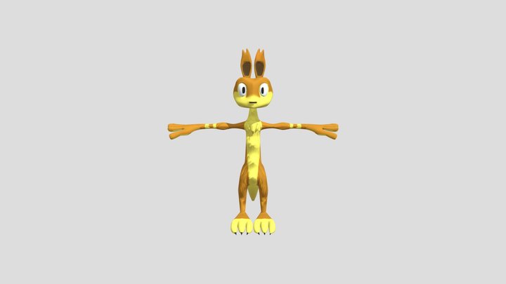 Daxter-NormalMap-Colors 3D Model