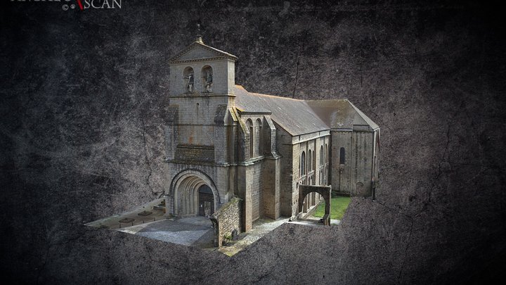 Abbatiale de Solignac (87-Haute-Vienne) 3D Model
