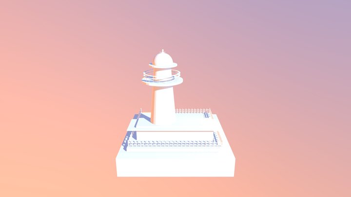 場景-燈塔  lighthouse 3D Model