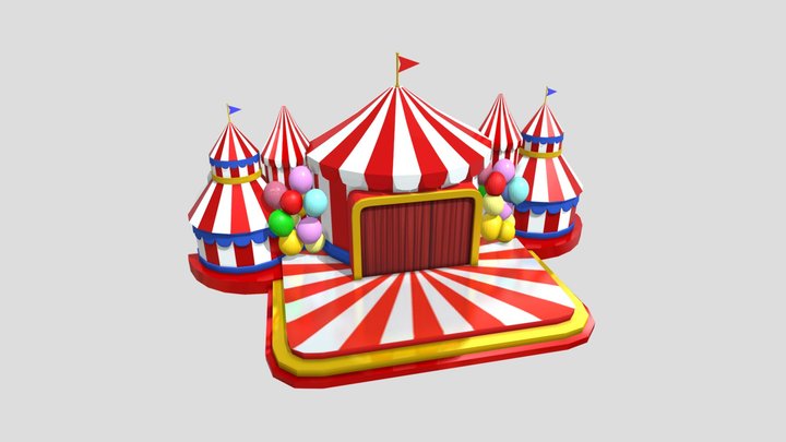 Circus stage 3D Model
