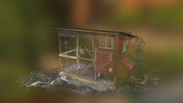 Chicken Coop 3D Model