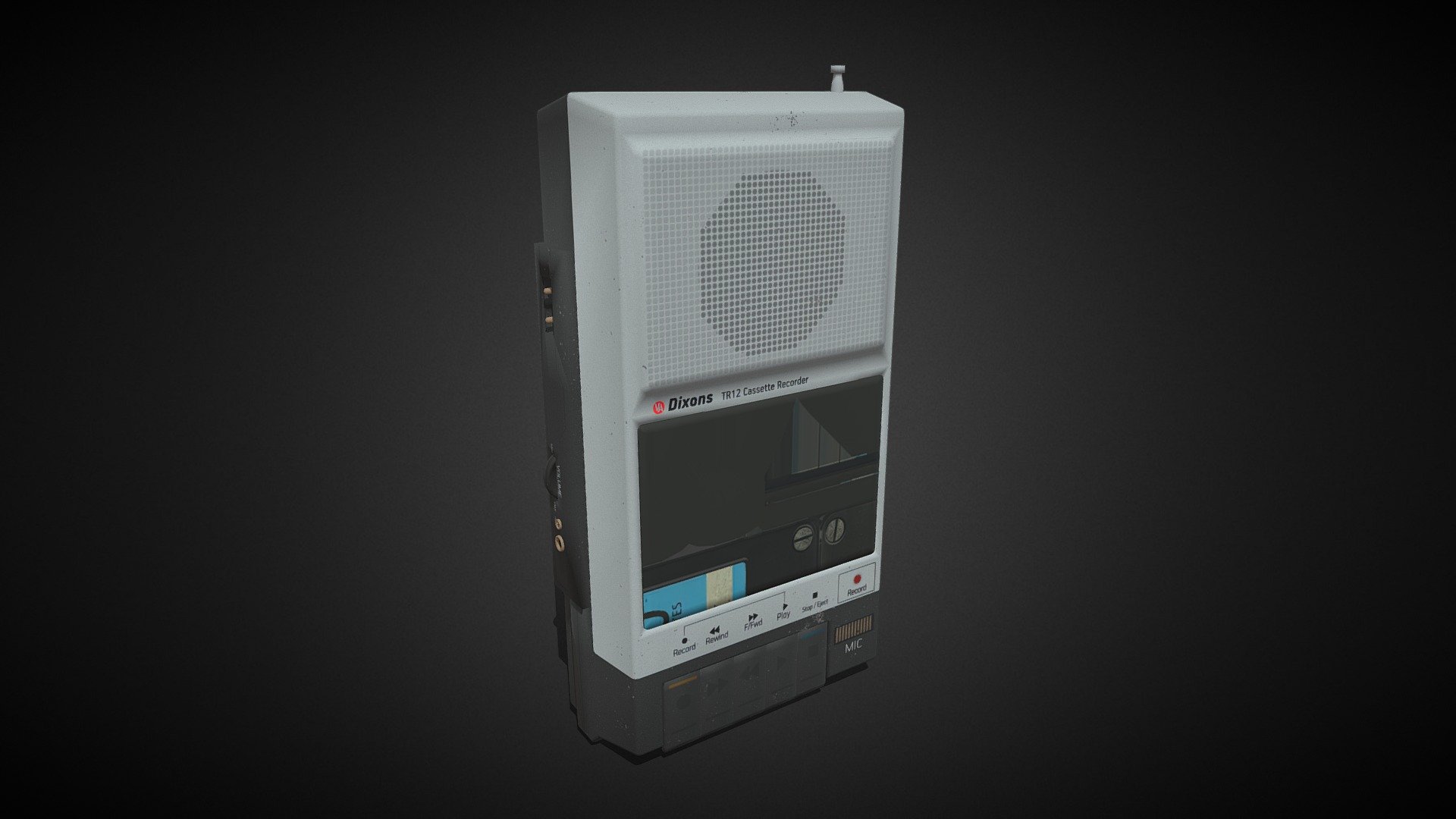 Cassette Player Download Free 3D model by VistaPrime [cec0058