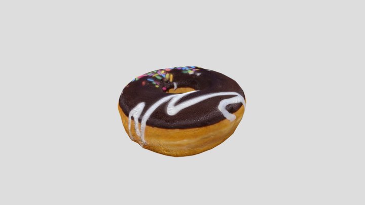 Donut (lowpoly) 3D Model