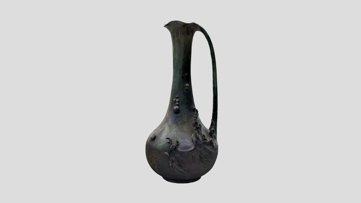 Japanese Bronze Pitcher 3D Model