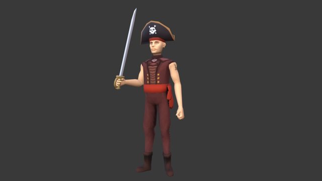 Pirate 3D Model