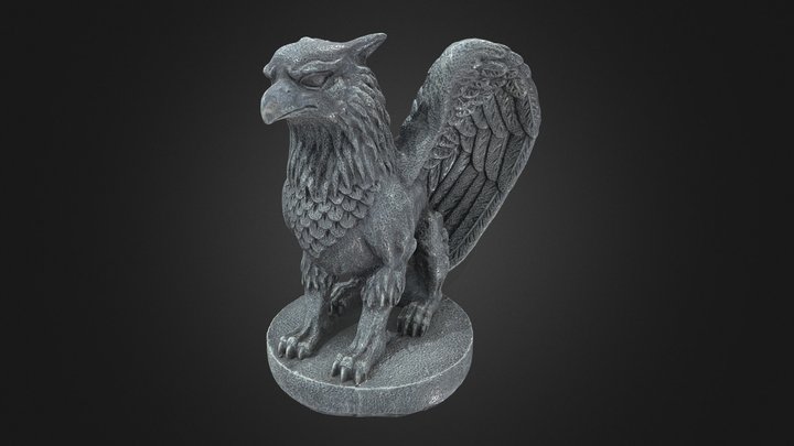 Griffin Statue 3D Model