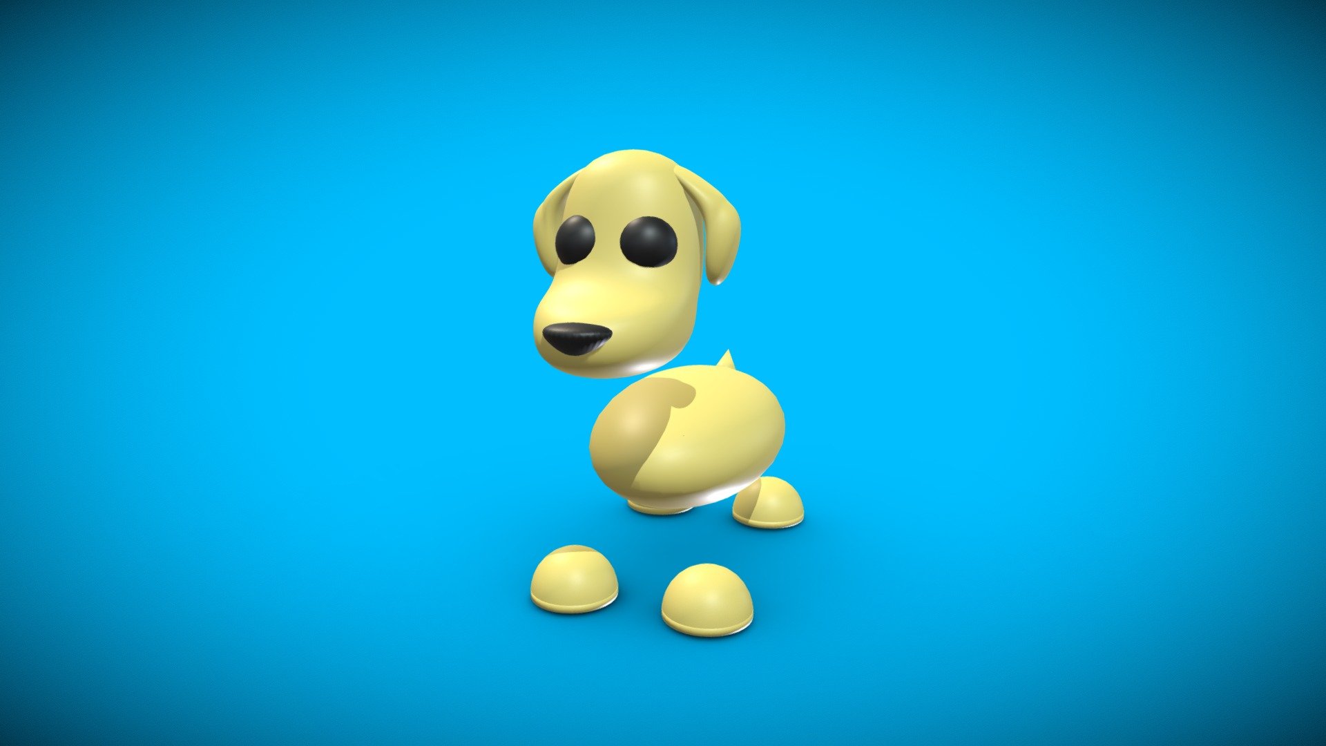 Adopt Me Dog Puppy Labrador Remake - Download Free 3D model by Angelina ...