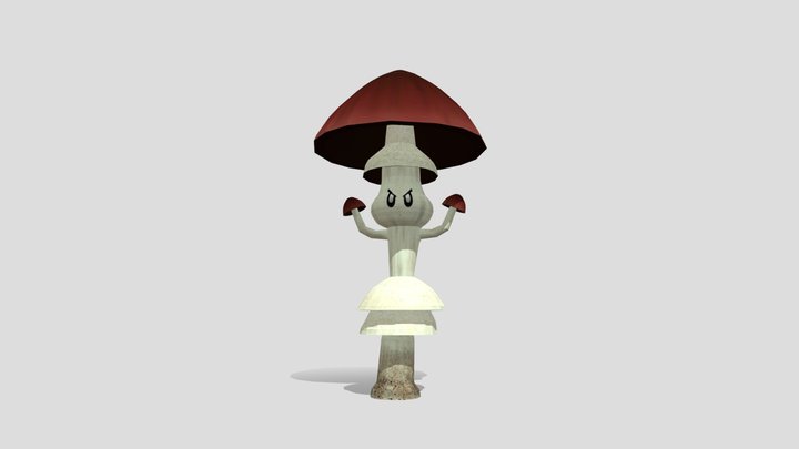 Mushroom Enemy 3D Model
