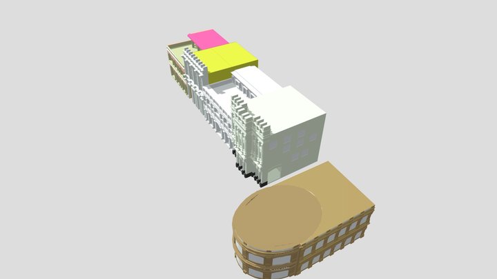 Building Group D (3) 3D Model