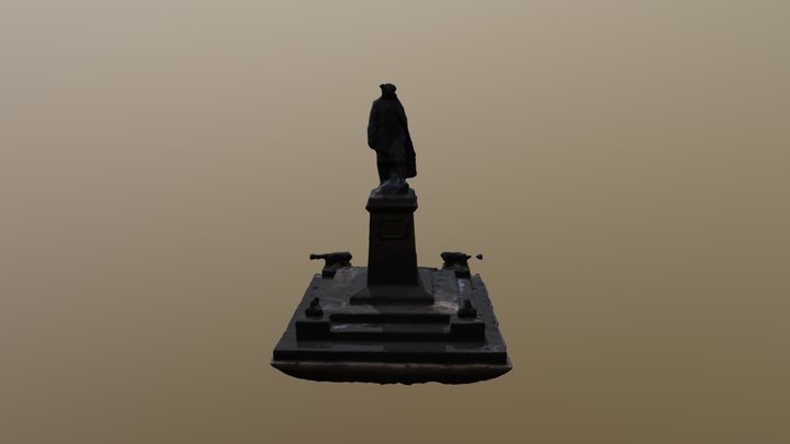 Памятник Татищеву В.Н. 3D Model