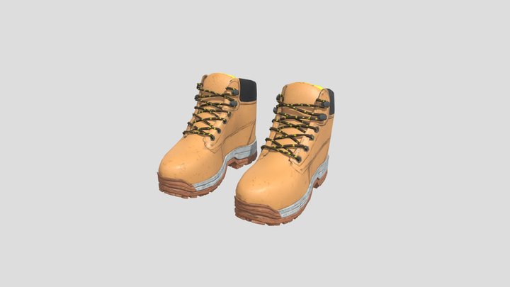 Safety boots 3D Model