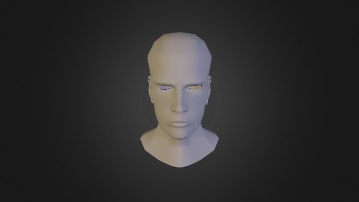 Self Portrait Head WIP 3D Model